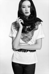 幻灯图：戴菲菲烈焰红唇写真 妩媚变身时尚精灵