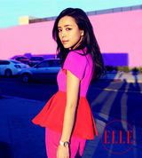组图：张静初《ELLE》大片 美艳与清新并存