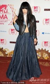 组图：2012MTV欧洲音乐大奖众星红毯璀璨