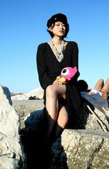 高清：黄璐抵达威尼斯 变波普女郎盼水城成福地