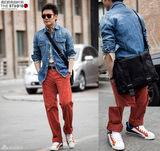 明星爱街拍第21期：25款春季牛仔元素巧妙搭配