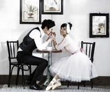 组图：韩球星赵在镇与美貌大提琴手新娘拍婚纱写真