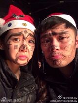 组图：众星欢乐庆圣诞 Angela可爱林志玲性感