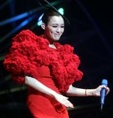 组图：范玮琪上海开唱 陈建州现身献热吻