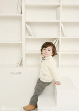 幻灯：韩国混血童星Mason圣诞写真 大眼睛灵动可爱