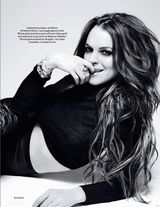 高清组图：林赛-罗韩登英国版《ELLE》封面 展潮女风采