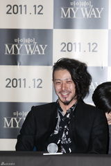 高清图：张东健范冰冰小田切让《登陆之日》首映式