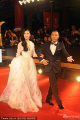 组图：《特殊身份》剧组甄子丹景甜挽手亮相