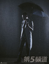 组图：杜淳拍摄时尚大片 携游泳冠军展刚柔之美