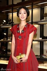 高清组图：桂纶镁大红深V礼服展淑女气质 否认与戴立忍感情生变 