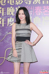 组图：章子怡火红包身裙挽手梁朝伟 宗师夺4奖