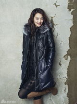 高清组图：申敏儿厚重冬装难掩黄金比例好身材