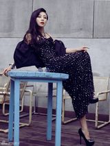 组图：贾媛媛写真红唇妩媚 女神范儿完美尽显