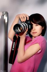 高清组图：江一燕化身摄影精灵 执着让她美丽绽放