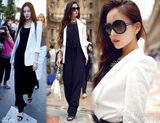 明星爱街拍37期：简约黑白色搭出夏日风情