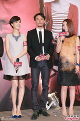 组图：杨采妮处女作首映 冯德伦莫文蔚旧爱同场