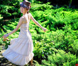 高清组图：“海藻”李念户外时尚写真 清新纯美