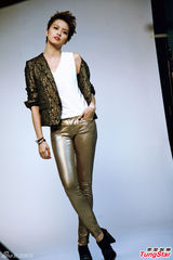 组图：梁咏琪大谈幸福旅程 准备接受小生命来临