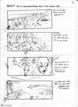 高清图：《大海啸之鲨口逃生》手绘剧本曝光