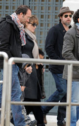 幻灯图集：皮特朱莉携两儿子畅游威尼斯