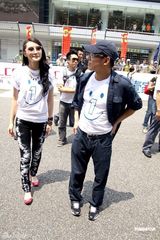 组图：李连杰率郭富城等众星出席壹基金拉力赛