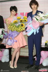 组图：广告女王刚力彩芽山崎贤人台湾宣传电影