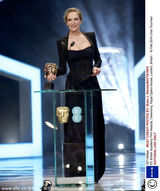 组图：英电影电视学院奖颁奖 布兰切特黑裙典雅