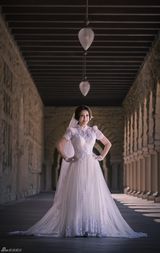 组图：刘晓庆美国婚礼细节 交换戒指深情一吻