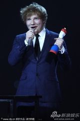 组图：全英音乐奖 艾德-希兰获英国最佳男歌手