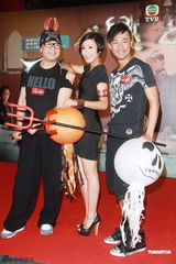 组图：欧阳震华杨怡扮小恶魔 林峰宣传新剧人气高