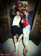 组图：韩团2AM赵权2PM祐荣圣诞写真展兄弟情谊