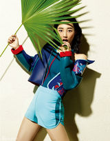 组图：白百何率性俏皮大片 小妞亦有帅气时