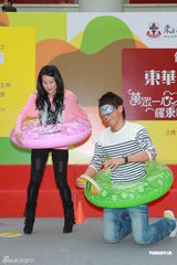 组图：张继聪行善不为荣誉 否认谢安琪贬低学历