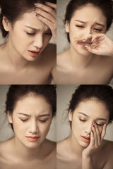 组图：程砚秋表情写真 蛾眉轻蹙惹人怜爱