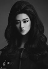高清图：景甜登《Glass》封面   挑战黑白复古创意潮