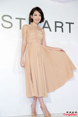 组图：许玮宁直言婚期无所谓 认定阮经天是白马王子