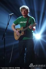 组图：全英音乐奖 艾德-希兰获英国最佳男歌手