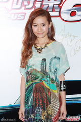 组图：《狂野时速6》港首映 JessicaC露背性感