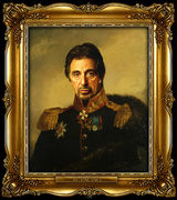 组图：好莱坞明星大腕PS成俄国军官 毫无违和感