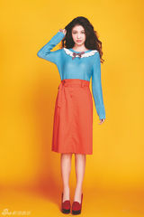 组图：张淼时装写真 百变精灵尽显鬼马本色