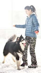 组图：黄奕曝光最新冬日大片 演绎最纯净冰雪情愫