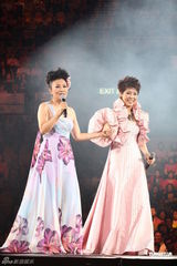 组图：汪明荃助阵关菊英演唱会 黄日华陈豪献唱