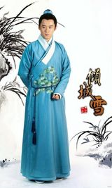 组图：《倾城雪》曝董洁高昊定妆照 造型飘逸空灵