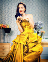 组图：江一燕登《芭莎》华丽绽放 演绎豪门风情