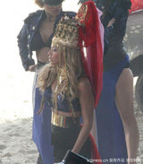 组图：碧昂斯拍摄新单曲MV化身角斗士显女将风范