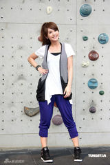 高清图：杨丞琳攀岩宣传演唱会 言承旭将当嘉宾