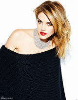 高清组图：超模阿什丽-史密斯登《ELLE》封面