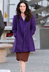 幻灯图集：梅根-福克斯与米基-洛克街头拍吻戏