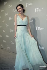 组图：章子怡红裙喜庆气场胜倪妮 李嘉欣深V抢镜