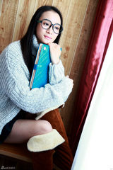 组图：林好冬日家居写真 清新风格淡雅温暖